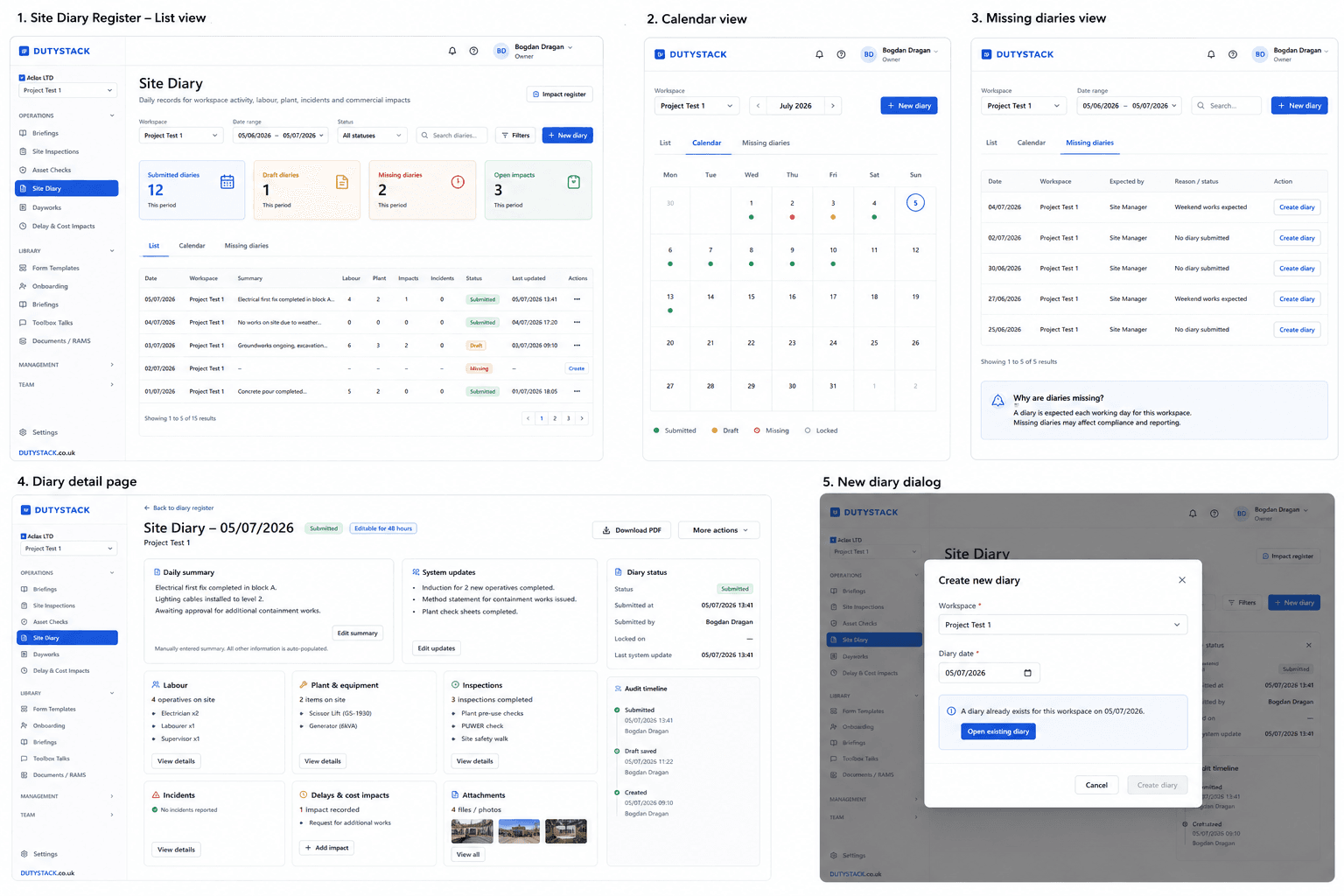 Logistics and Warehousing DutyStack product view